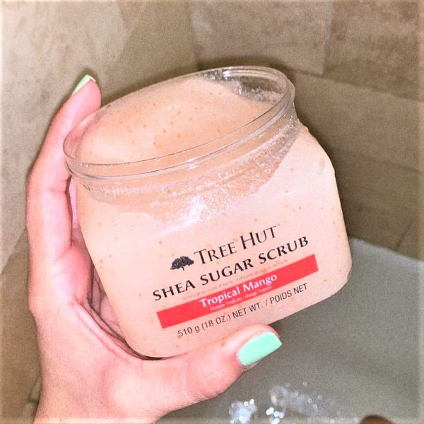 Exfoliante azúcar de karité tropical mango de Tree Hut