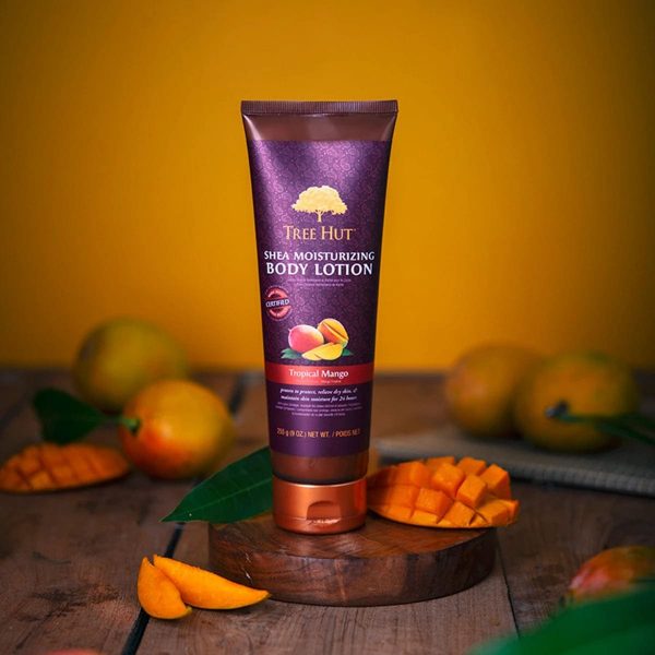 Loción corporal de karité tropical mango de Tree Hut