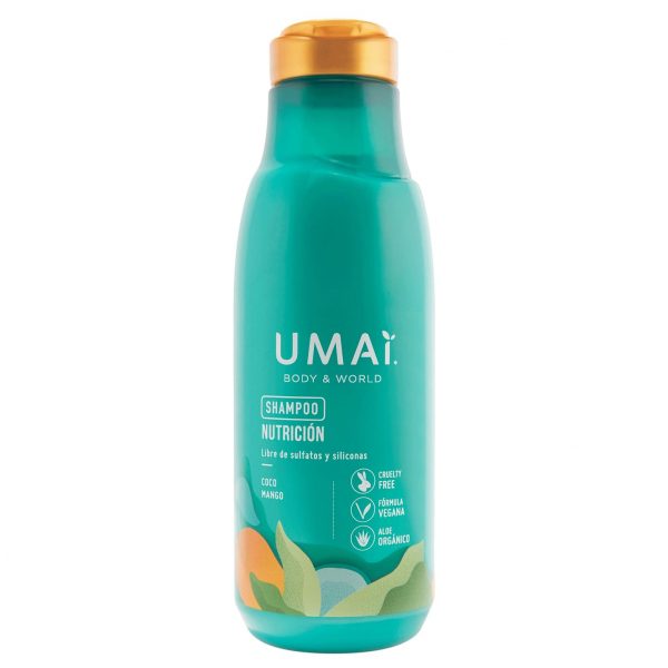 Shampoo UMAI nutrición con mango y coco