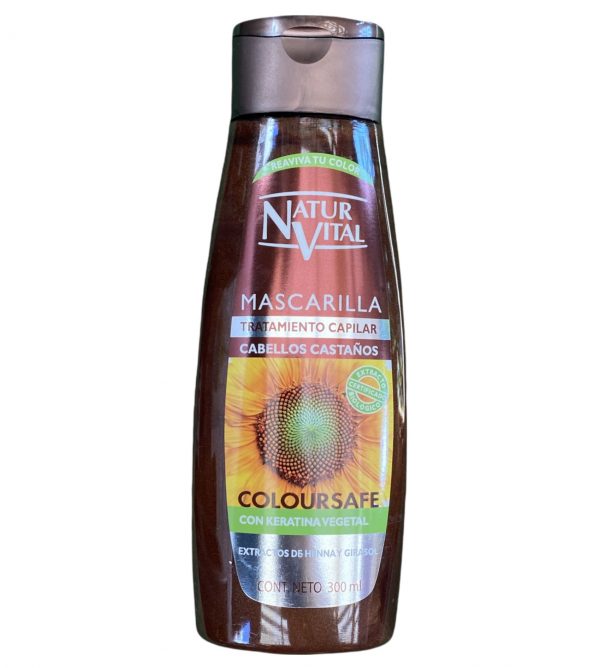 CHAMPÚ COLOURSAFE caoba Naturvital Color Protection - Perfumes Club