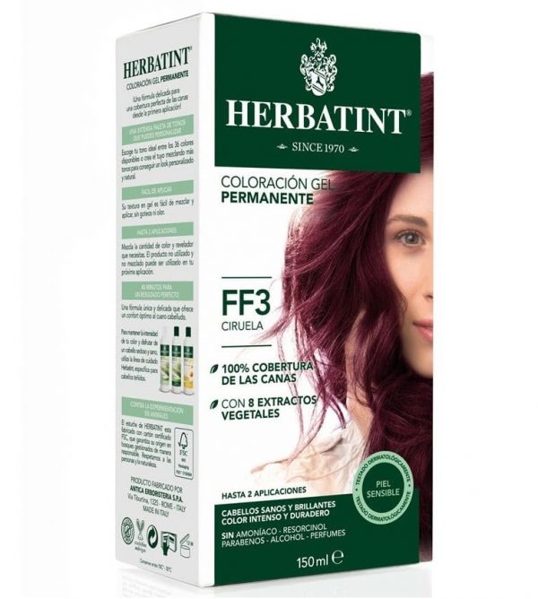 Tintura Permanente FF3 - Ciruela Herbatint