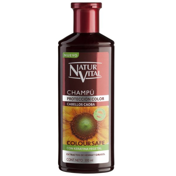 Shampoo cabellos caoba Coloursafe NaturVital