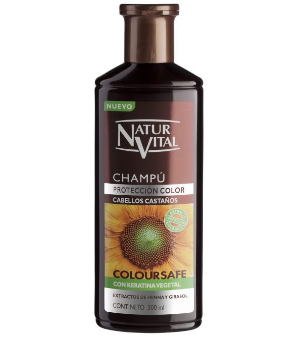 Shampoo cabellos castaños Coloursafe NaturVital