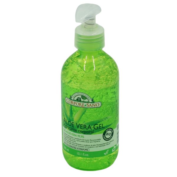 Gel de aloe vera hidratante Corpore Sano 99,9% de pureza certificado biológico