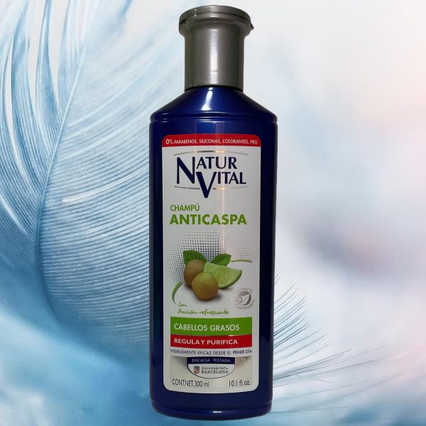 Shampoo anticaspa cabellos grasos Natur Vital