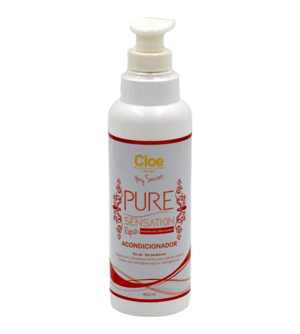 Acondicionador Pure Sensation Repair cabellos dañados Cloe de 400 ml