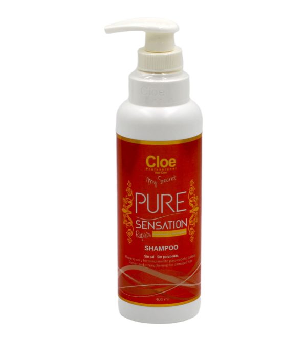 Shampoo Pure Sensation Repair cabellos dañados Cloe 400 ml