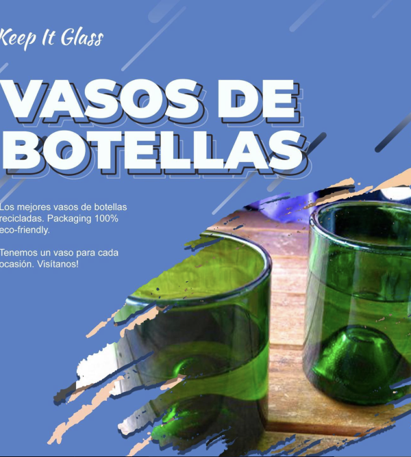 Vasos Reciclados Ecológicos Keep It Glass