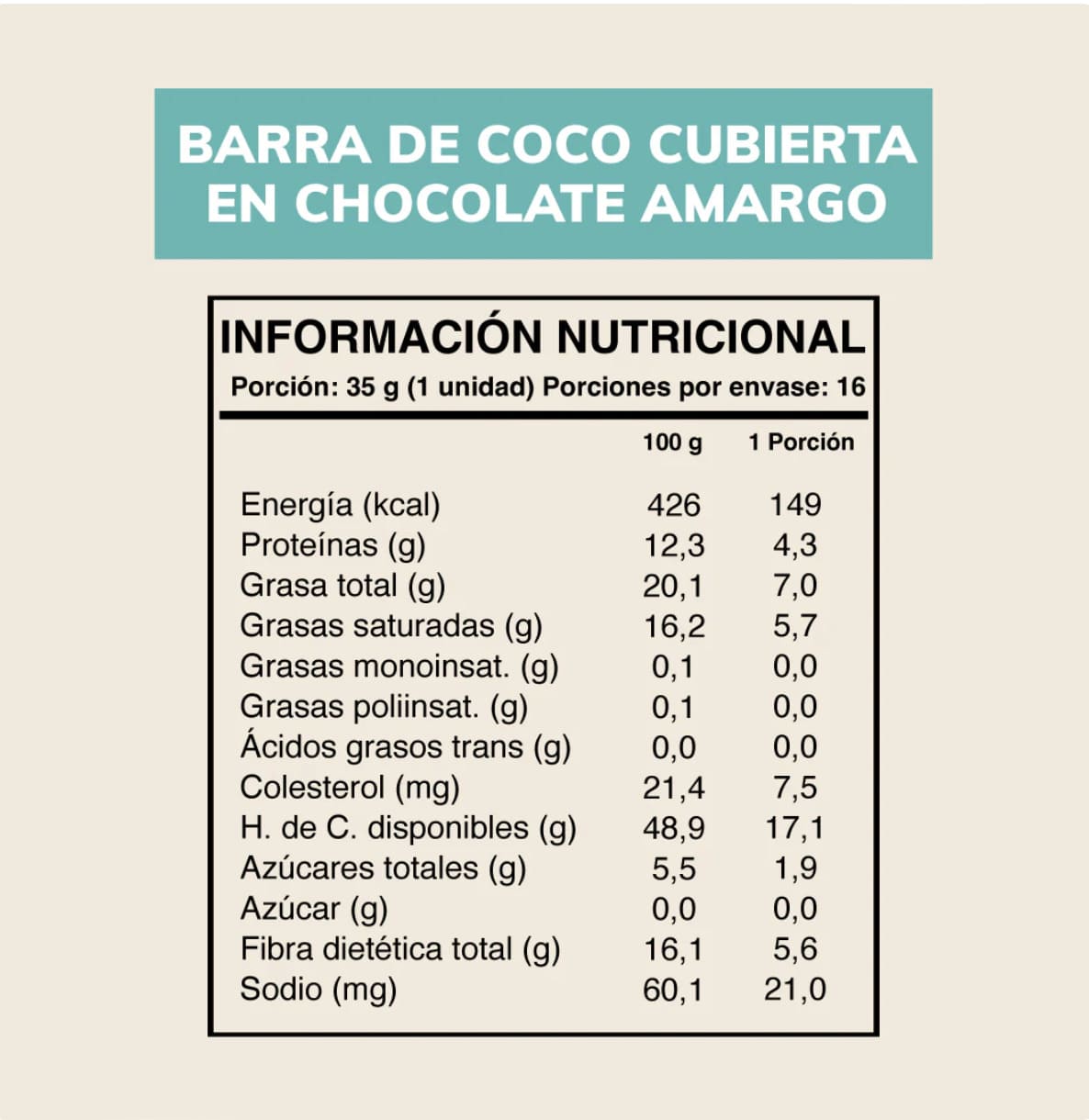 Barritas de cereal Wild Foods +Fit Coco Chocolate - Imagen 2