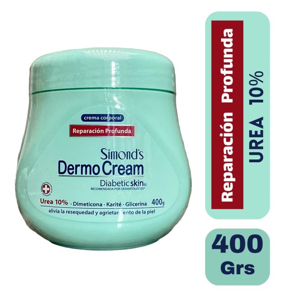 Crema dermocream diabetic skin pote 400 grs.