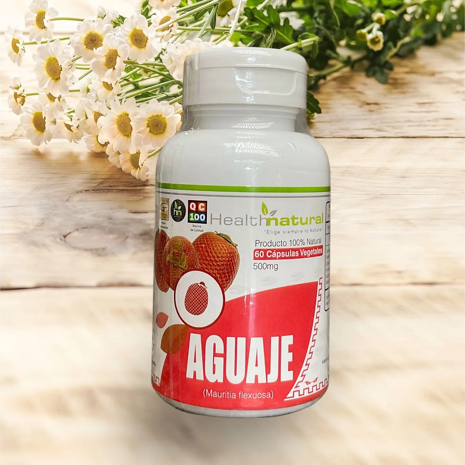 Aguaje Health Natural 60 cápsulas vegetales 100% natural - 500 mg - Imagen 3