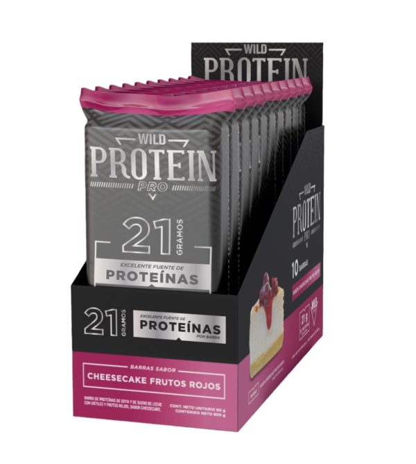 Barritas de Proteína Wild Protein Pro Berries Cheesecake
