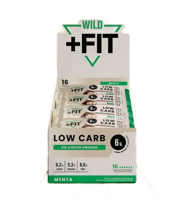 Barritas Wil Foods +Fit Low Carb Chocolate Menta