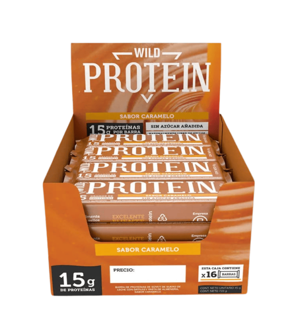 Barritas de proteína Caramelo Wild Foods
