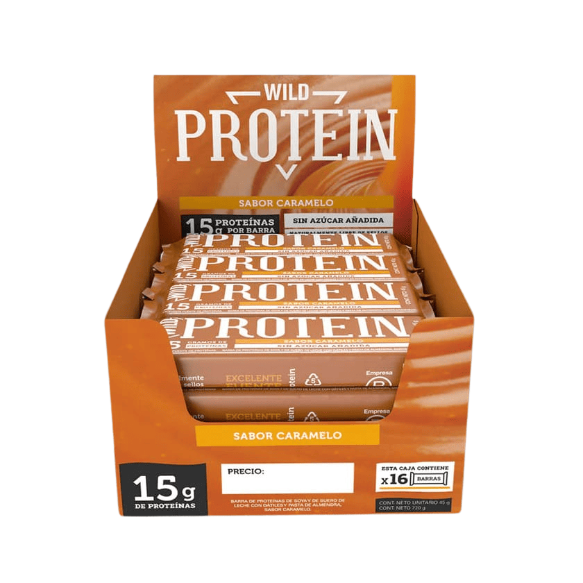 Barritas de proteína Caramelo Wild Foods