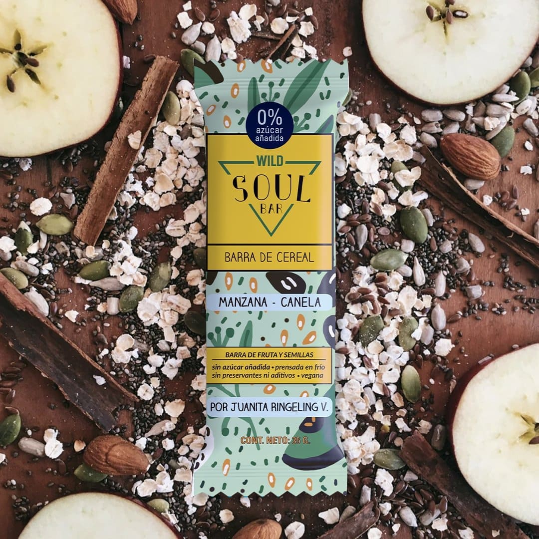 Barritas Veganas De Dátiles Manzana Canela Wild Foods Soul - Imagen 2