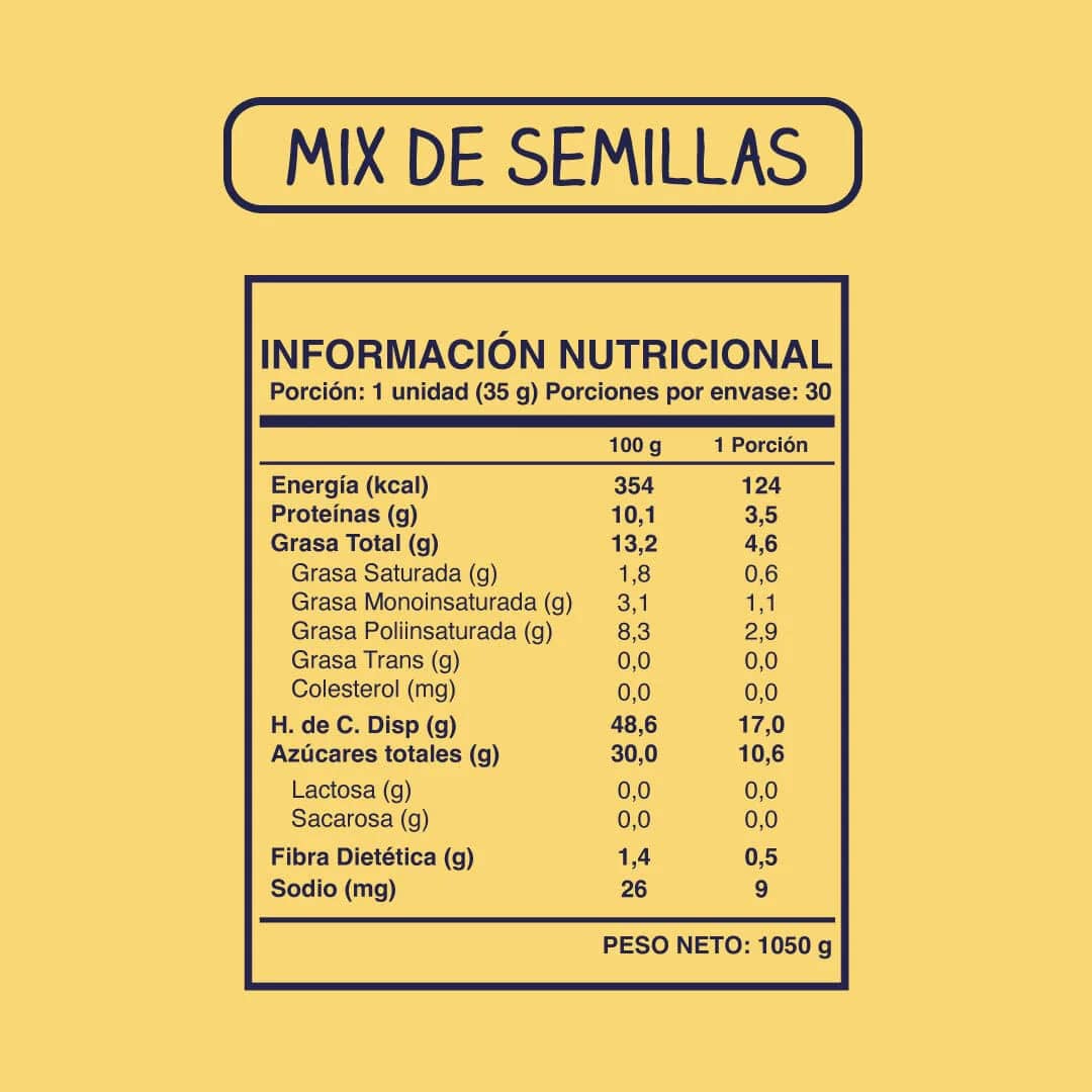 Barritas Veganas Mix Semillas Ancestrales Wild Foods Soul - Imagen 3