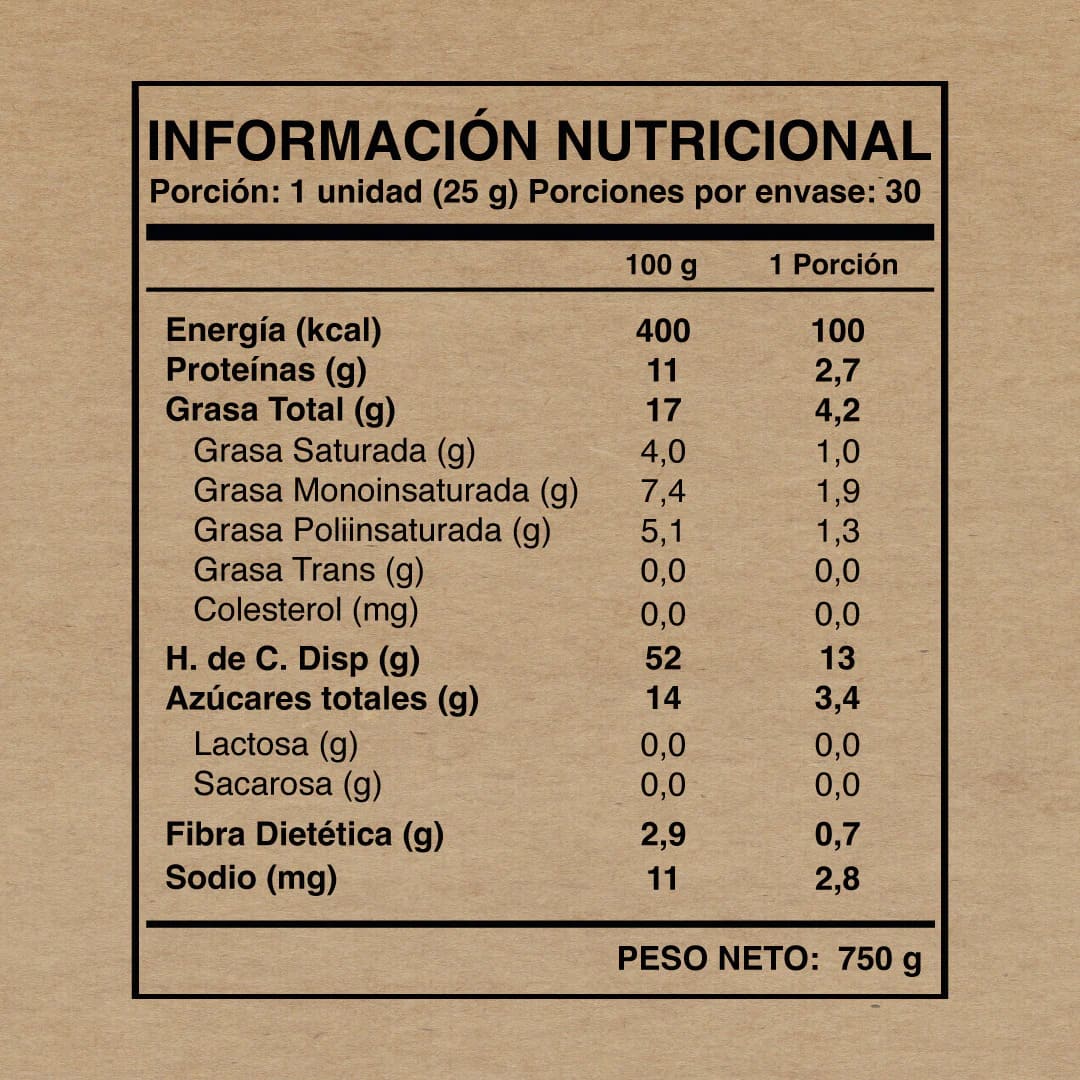 Barritas Way Bar Wild Foods Dátiles Chocolate Maní - 30 Uds - Imagen 3