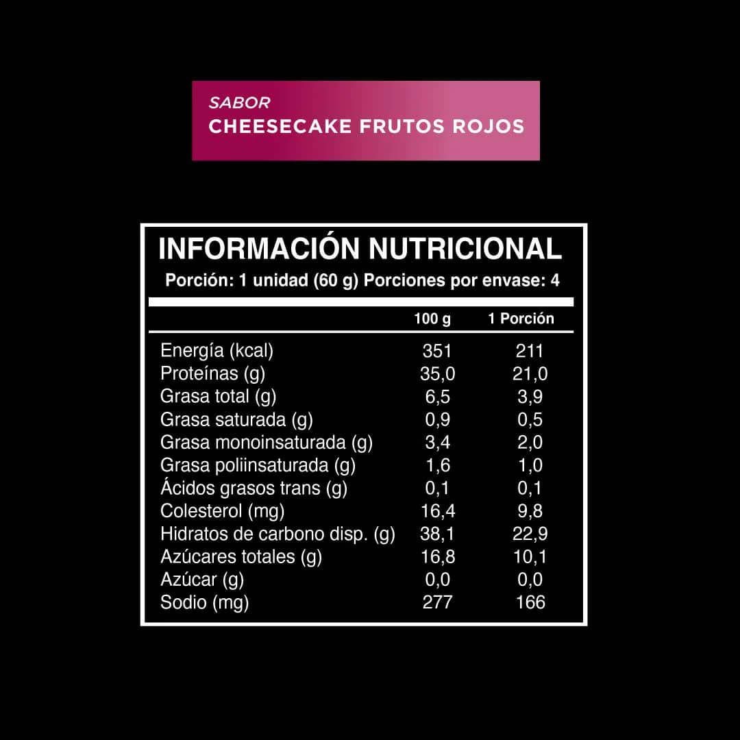 Caja De 4 Barritas Wild Foods 21g De Proteína - Cheesecake - Imagen 2