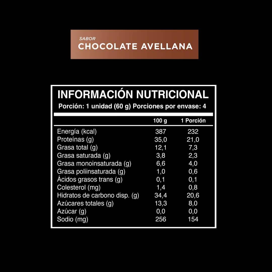 Caja de 4 Barritas Wild Protein Chocolate Avellana - Imagen 4