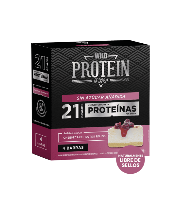 Barritas Wild Protein Pro Cheesecake Frutos Rojos