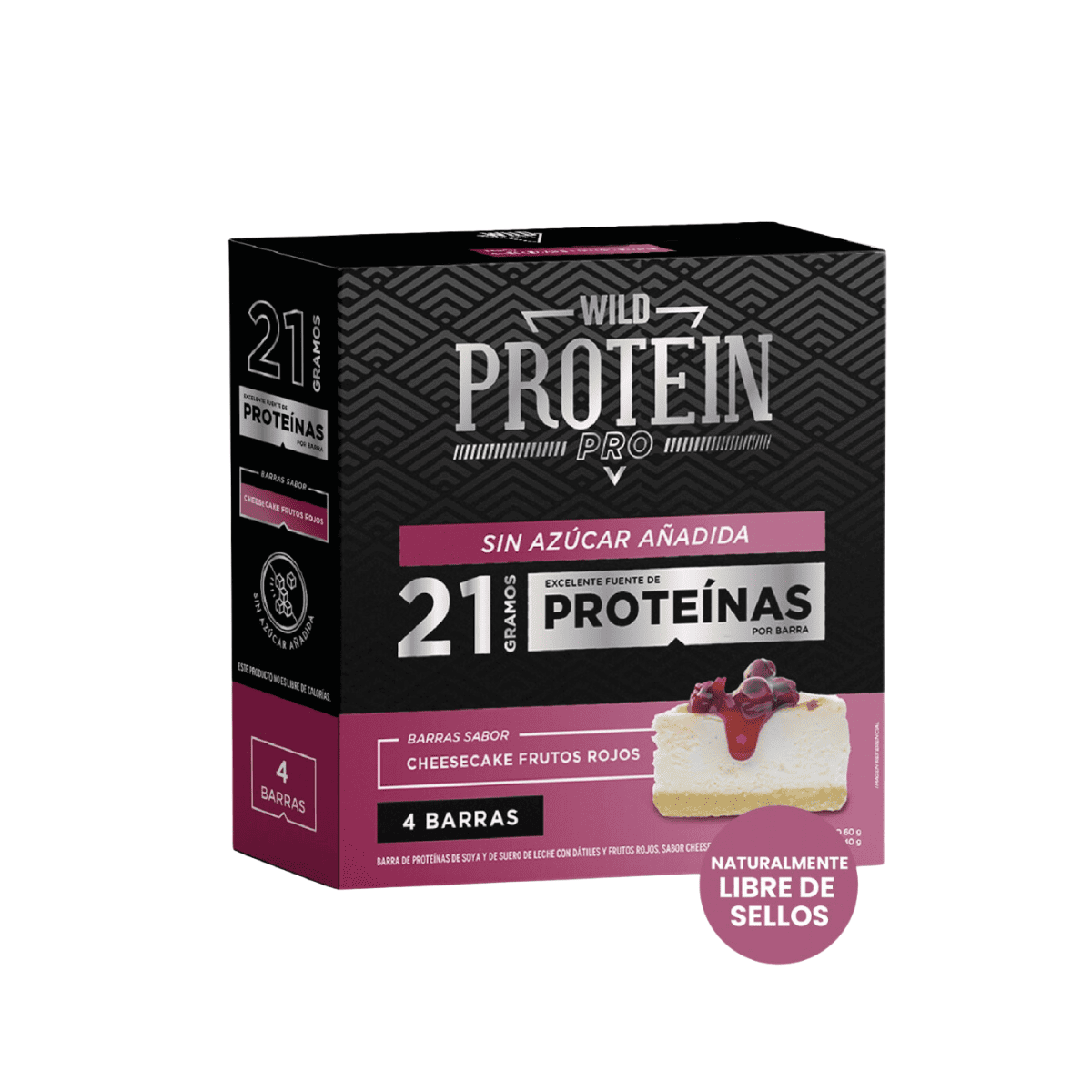 Barritas Wild Protein Pro Cheesecake Frutos Rojos