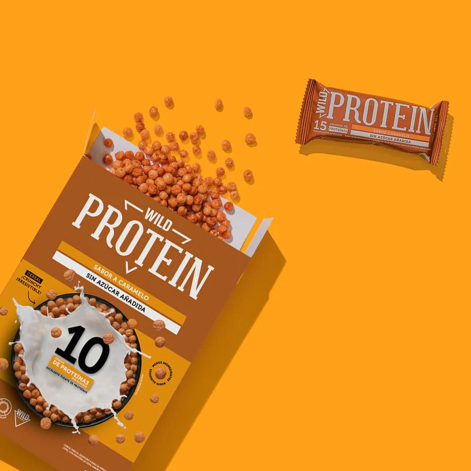 Cereal Vegano y Proteico Sabor Caramelo Wild Foods - Imagen 3
