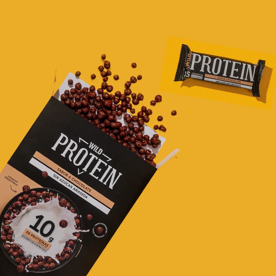 Cereal Wild Protein Sabor Chocolate Wild Foods 280g - Imagen 4