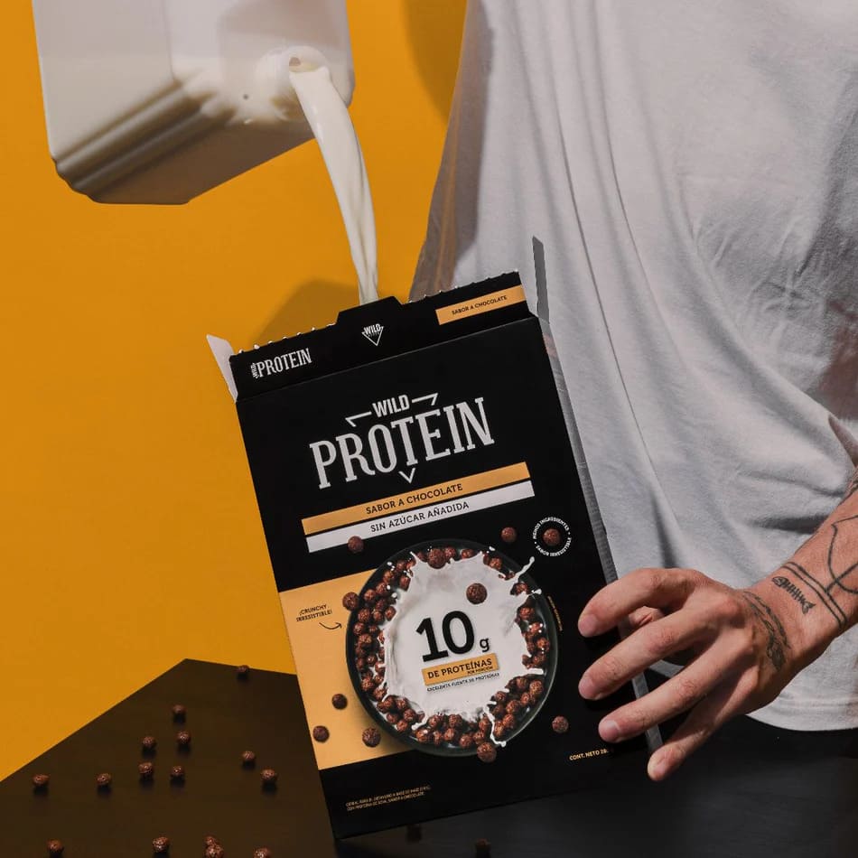 Cereal Wild Protein Sabor Chocolate Wild Foods 280g - Imagen 3