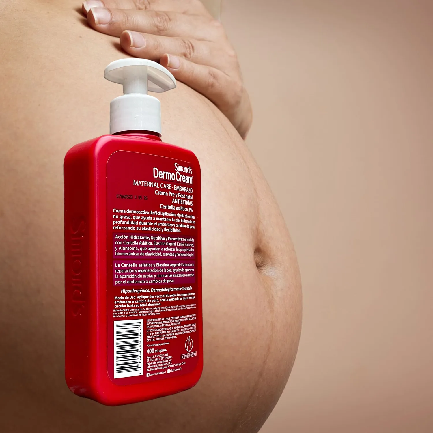 Crema Dermocream Maternal Pre Y Post Natal Anti Estrías - Imagen 3