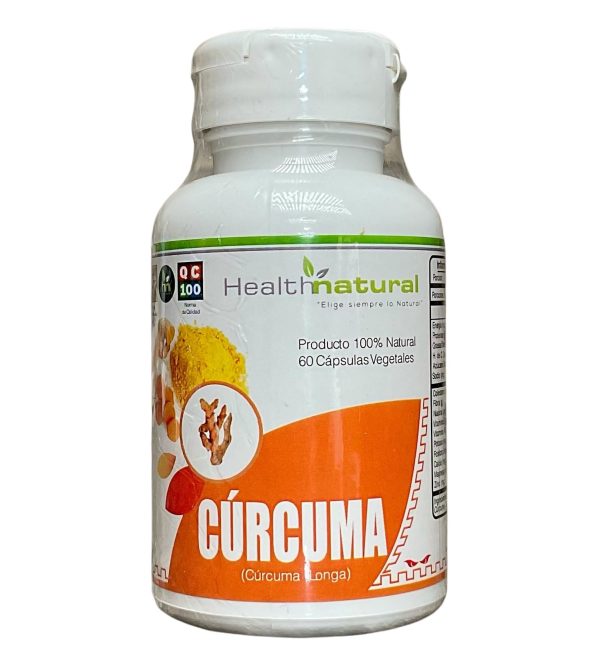 Cúrcuma Health Natural 60 cápsulas - 500 mg