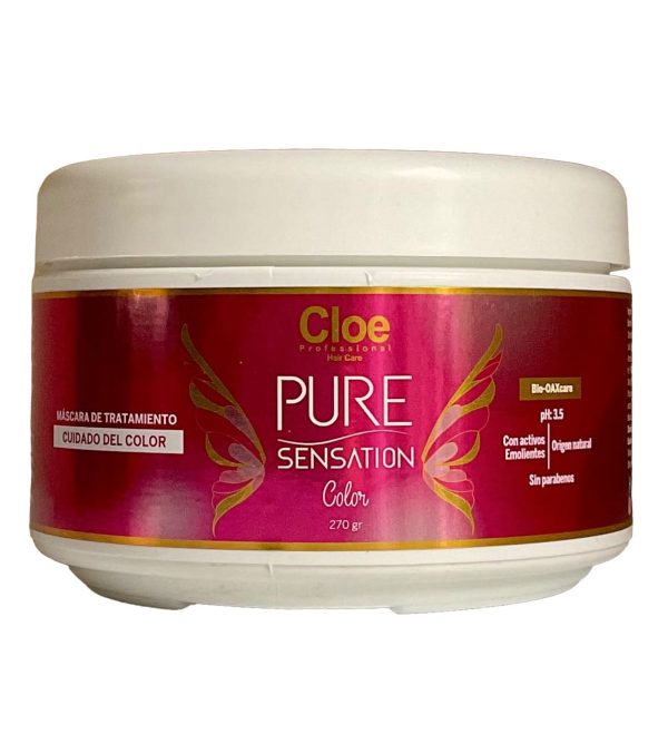 Máscara cuidado cabellos teñidos pure sensation color Cloe