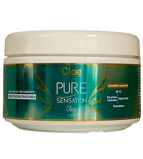 Máscara hidratación profunda pure sensation clear Cloe