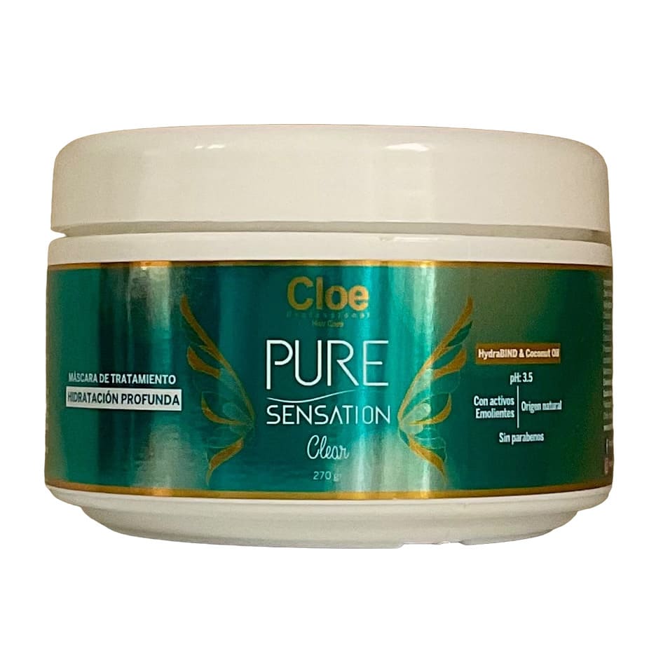 Máscara hidratación profunda pure sensation clear Cloe