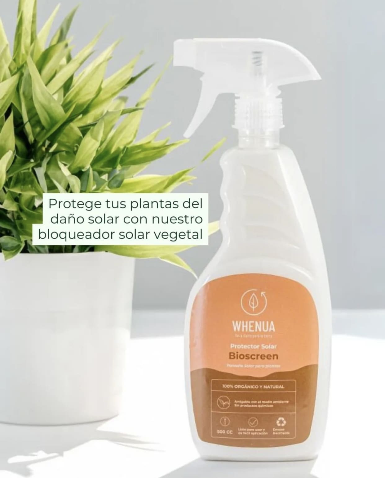 Protector Solar para Plantas Whenua Bioscreen Spray 500cc - Imagen 3