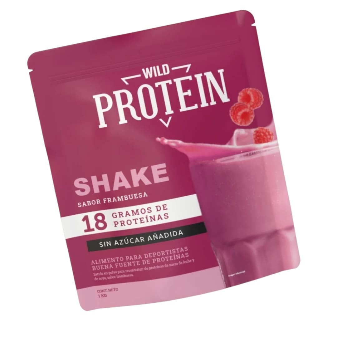 Proteína Vegana Idolatrada en Polvo Wild Protein Sabor Frambuesa