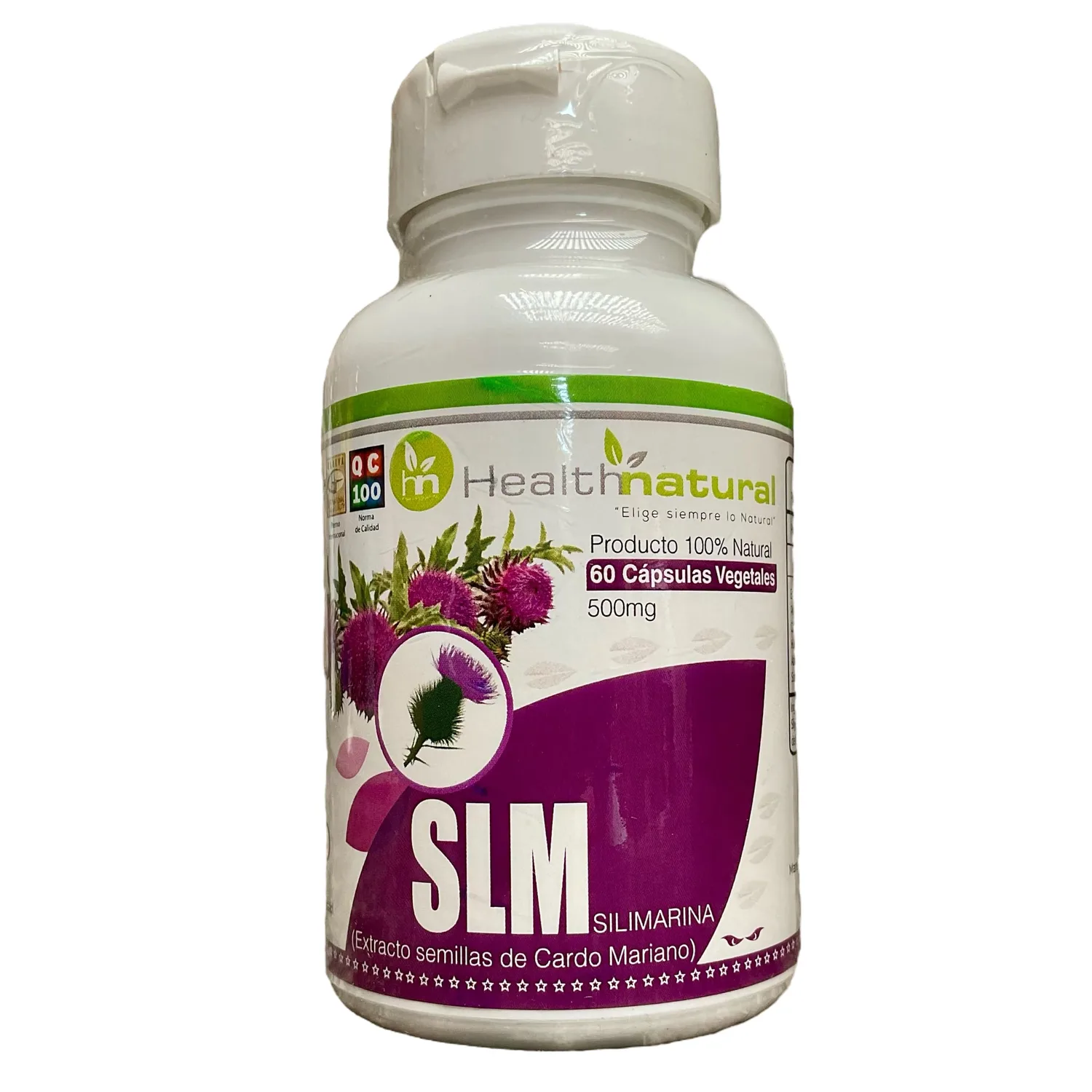 SLM - Silimarina Health Natural 60 cápsulas - 500 mg 4