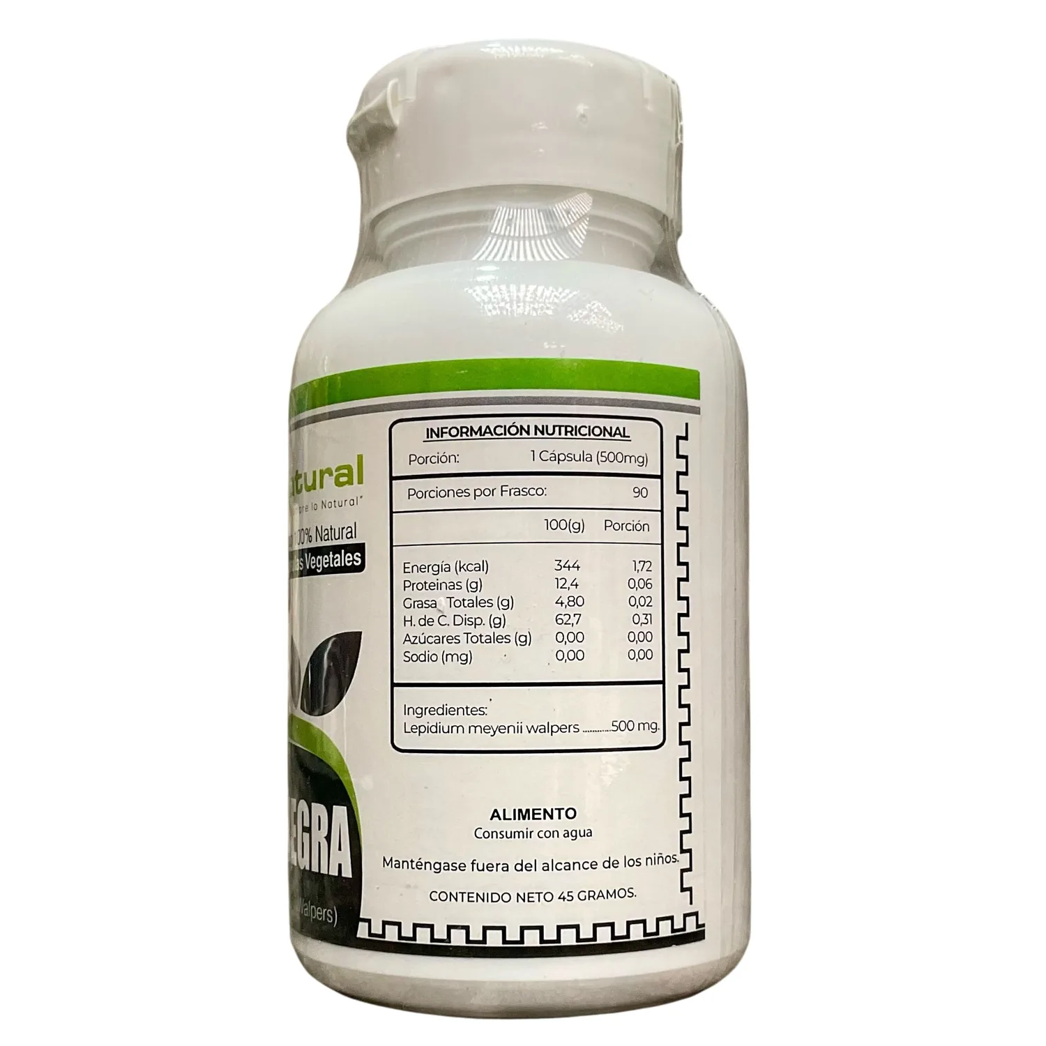 Maca Negra Health Natural 90 cápsulas vegetales - 500 mg - Imagen 2