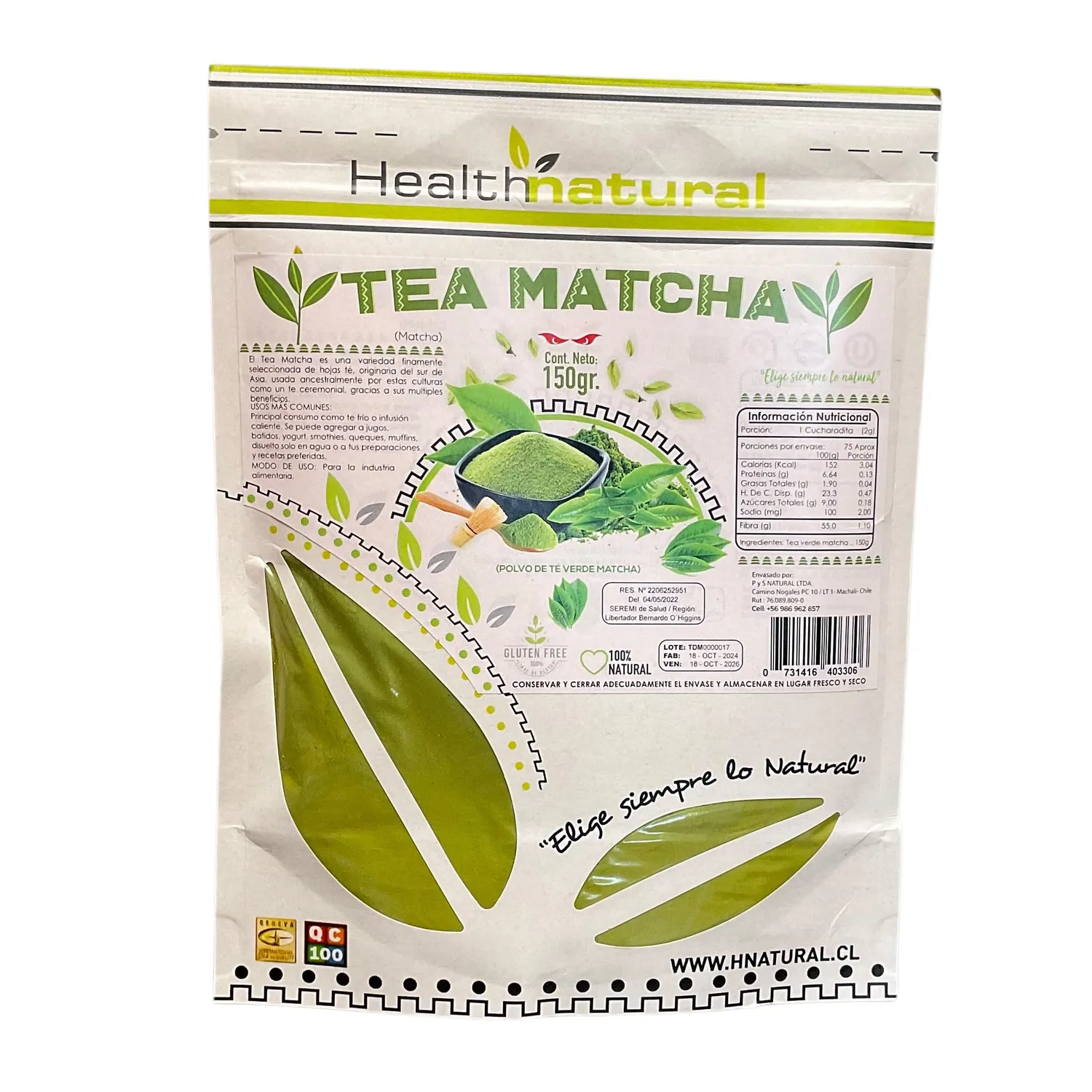 Té Matcha Verde en polvo