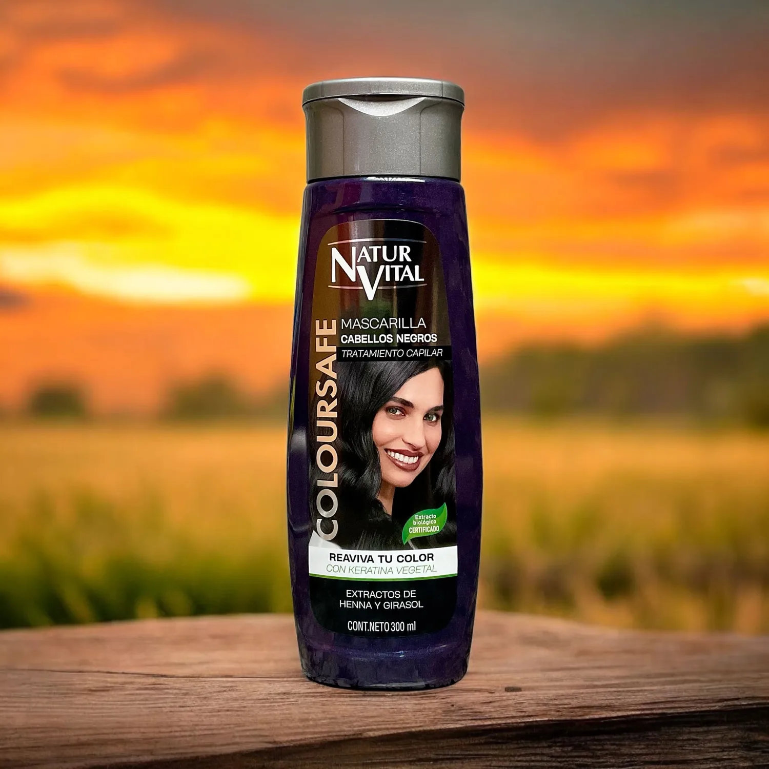 Mascarilla Capilar Cabellos Negros Coloursafe Naturvital - Imagen 3