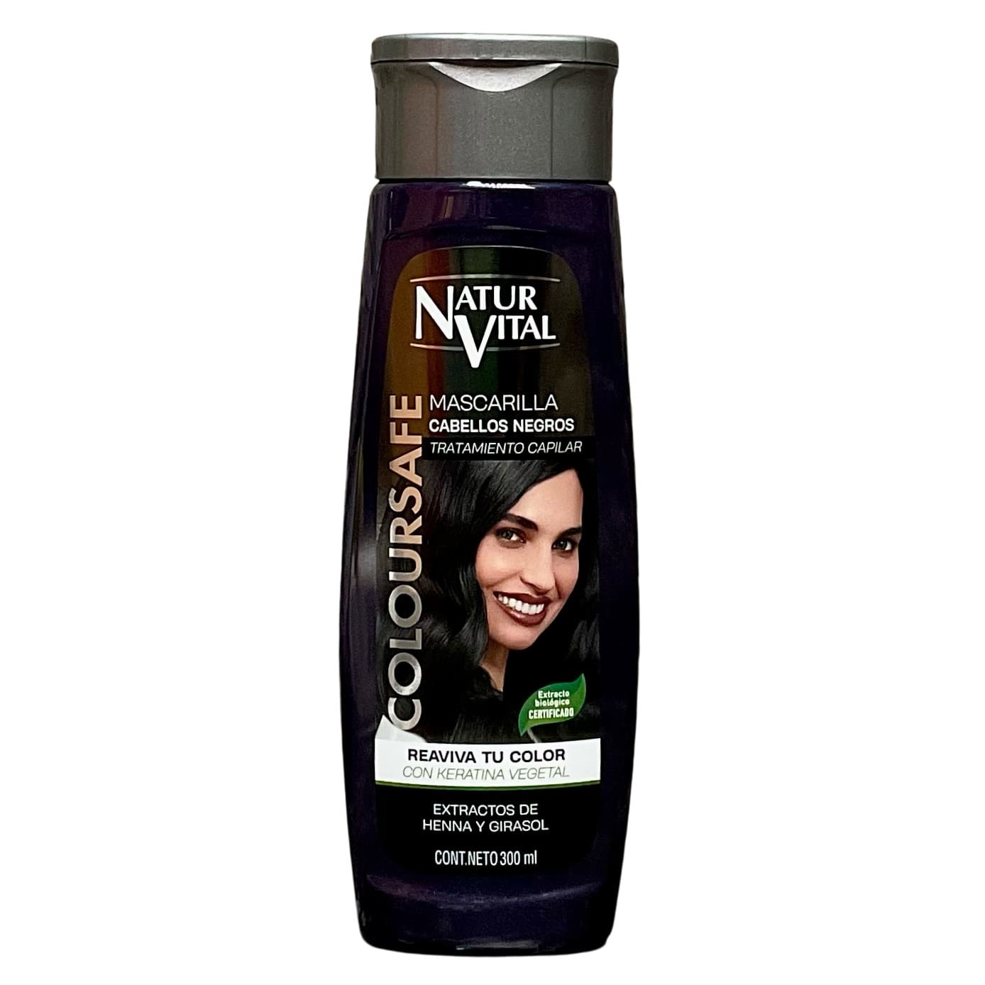 Mascarilla capilar coloursafe para cabellos negros NaturVital