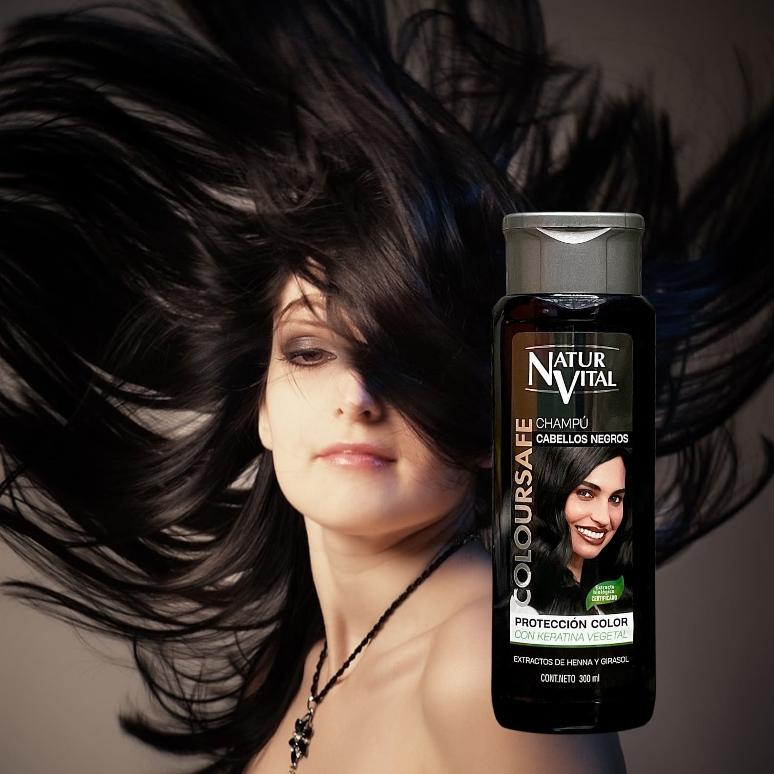 Shampoo Coloursafe para cabellos negros Naturvital - Imagen 3
