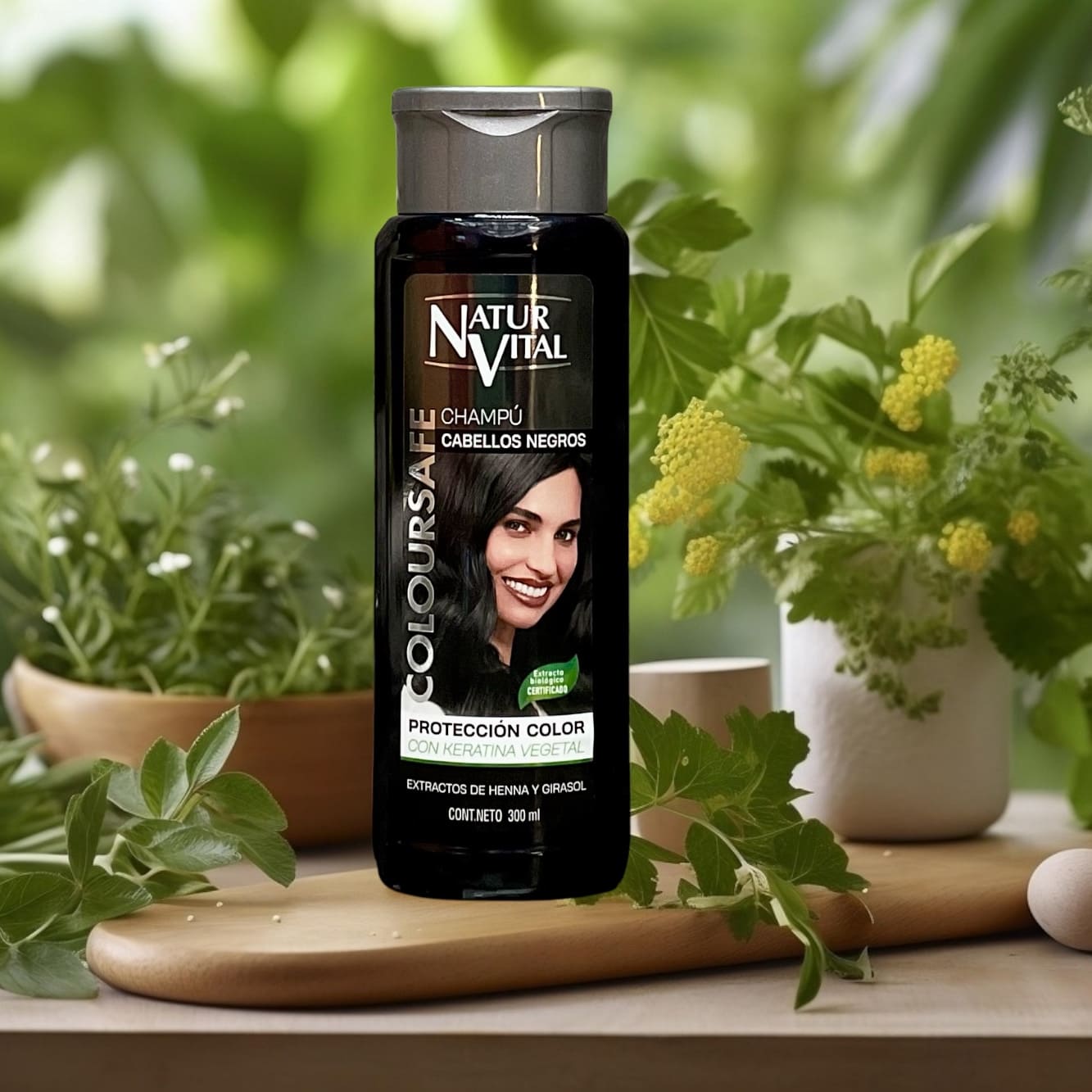 Shampoo Coloursafe para cabellos negros Naturvital - Imagen 4
