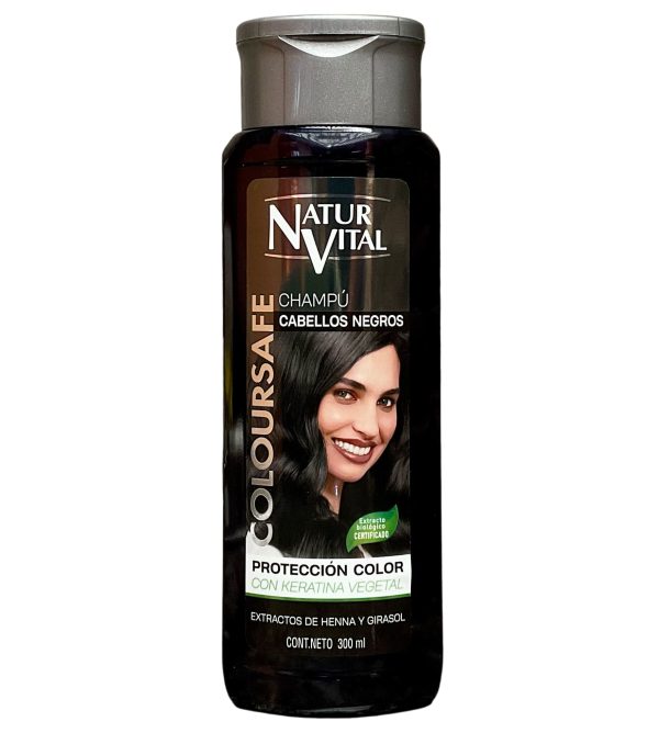 Shampoo coloursafe para cabellos negros NaturVital