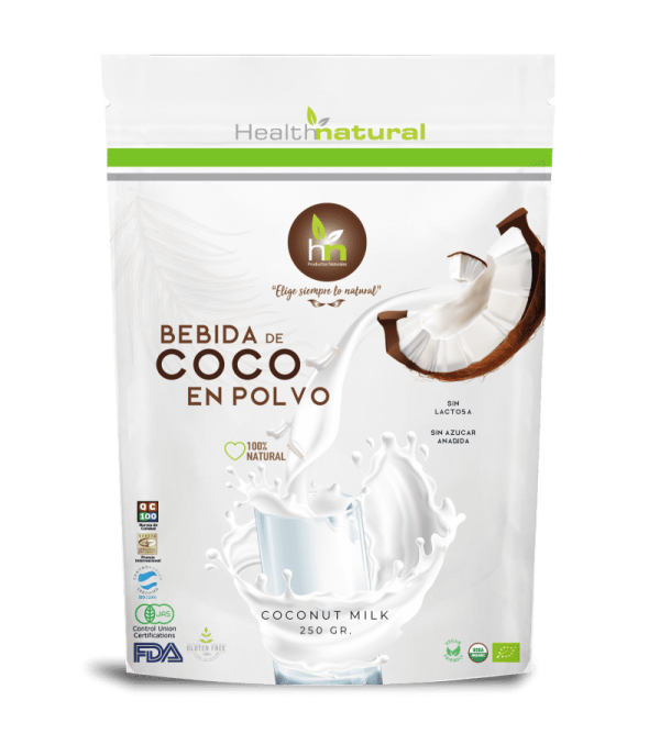 Bebida De Coco En Polvo Sin Lactosa 250 grs - 100% Natural