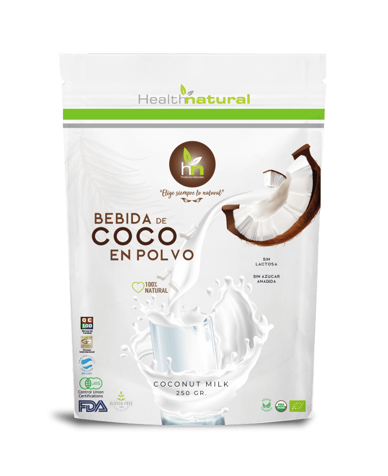 Bebida De Coco En Polvo Sin Lactosa 250 grs - 100% Natural