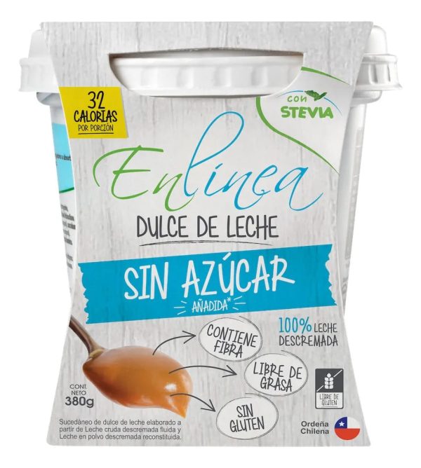 Dulce De Leche Sin Azúcar, Grasa Ni Gluten 380g - En Línea