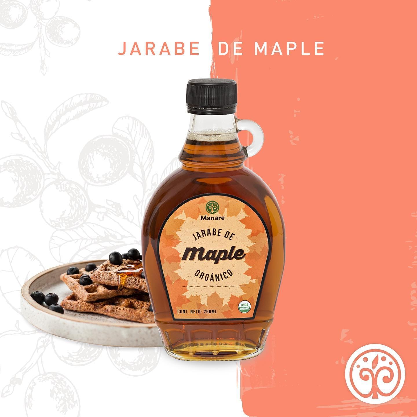 Jarabe de Maple Syrup - Endulzante Natural 250ml - Manare - Imagen 6