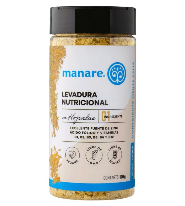 Levadura Nutricional en Hojuelas 100g - Manare