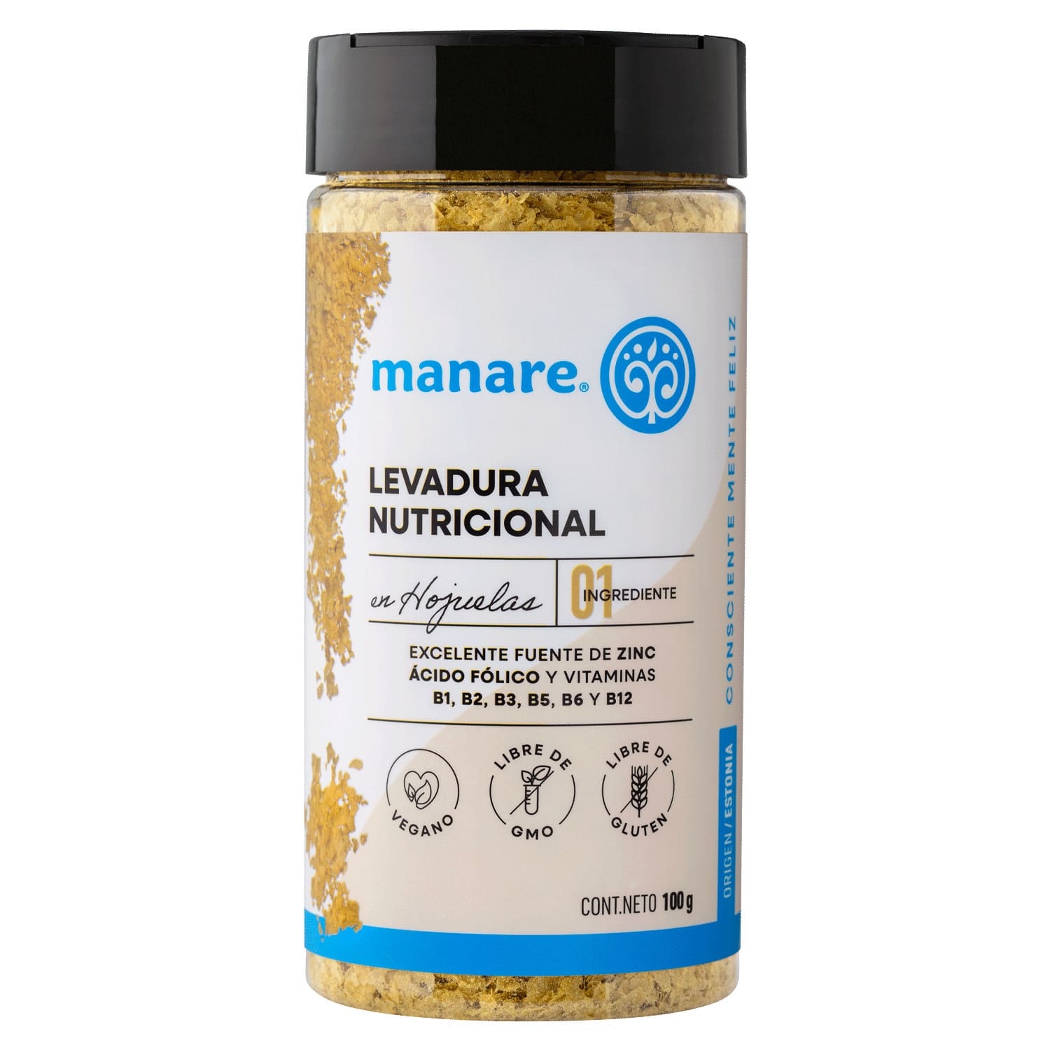 Levadura Nutricional en Hojuelas 100g - Manare